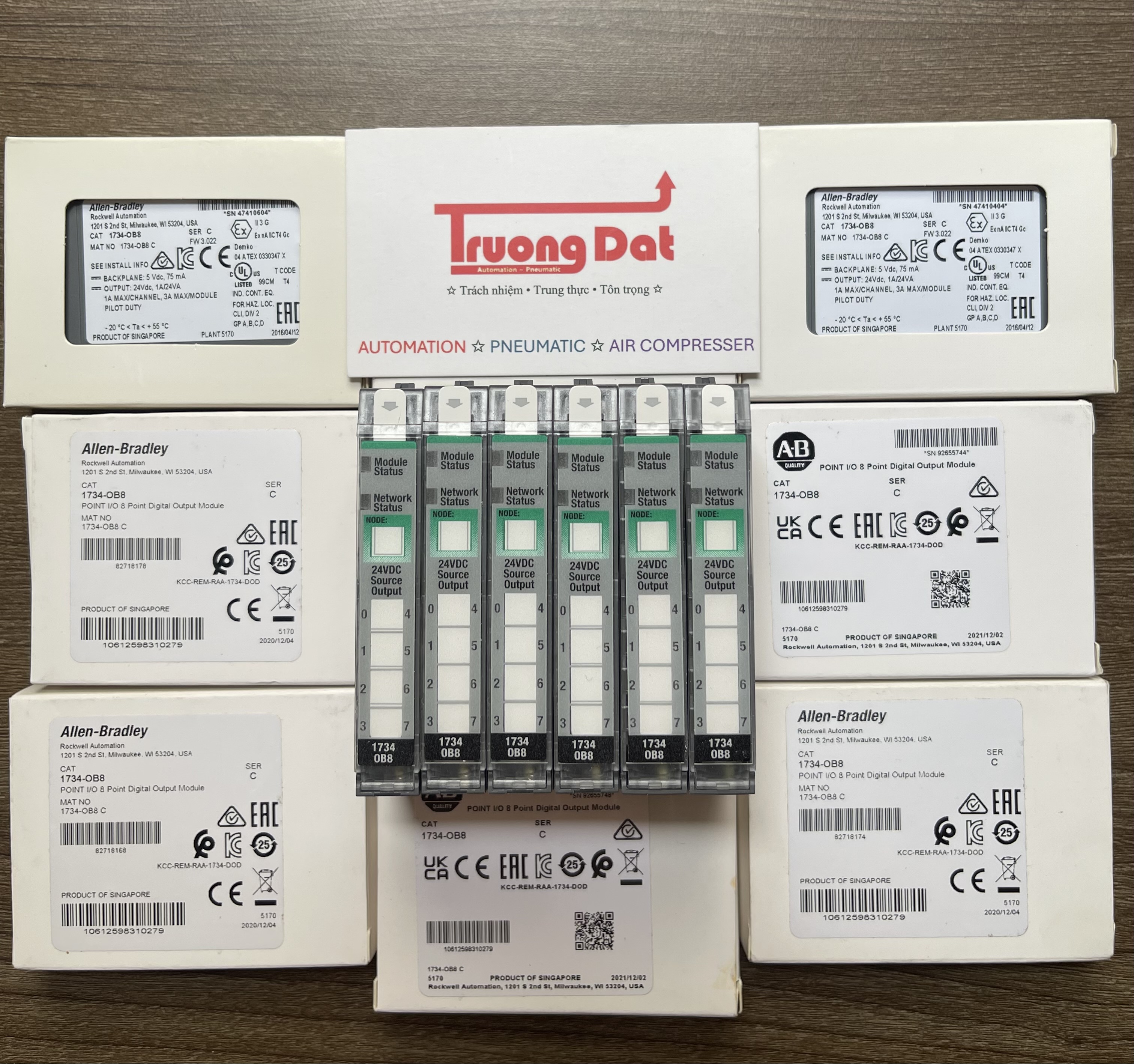 1734-OB8 Mô đun Output Allen-Bradley