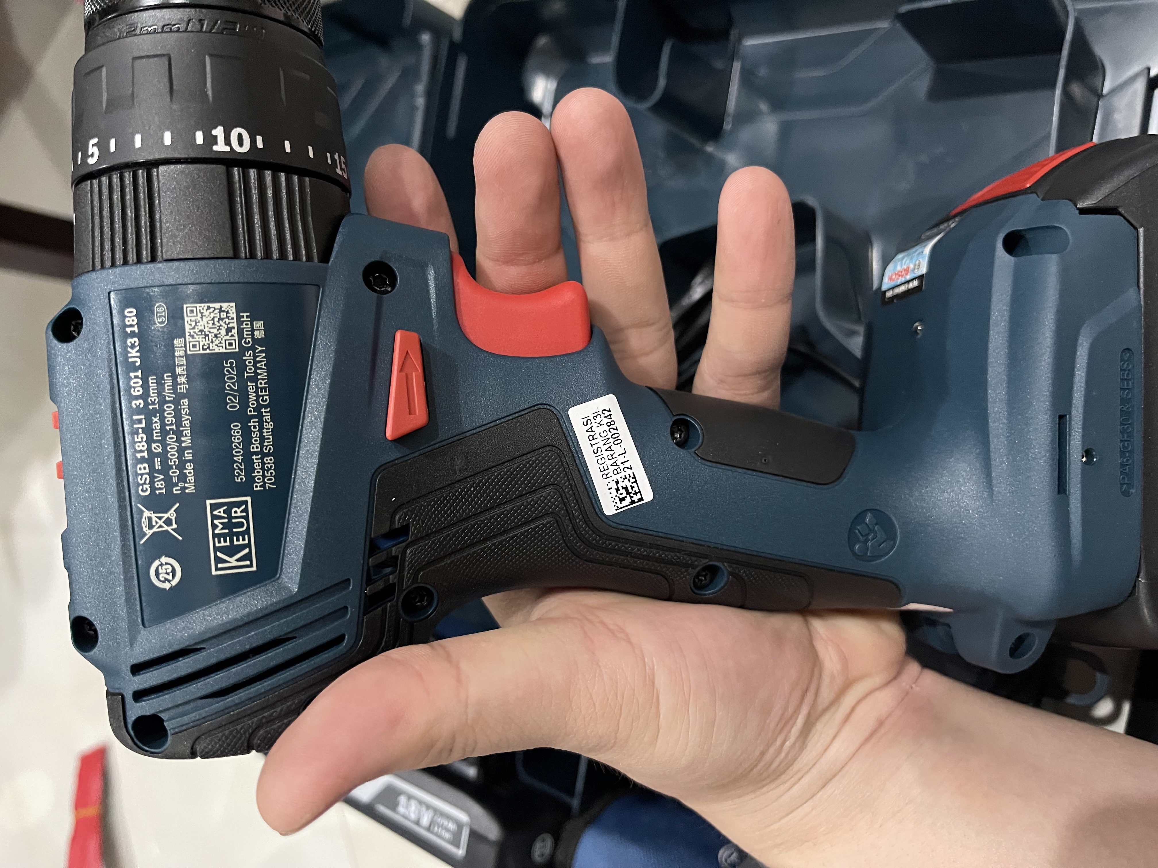Máy khoan pin 18V Bosch GSB 185-LI 06019K31K2