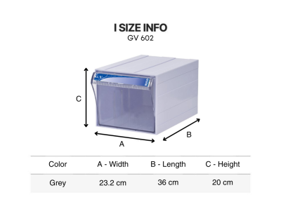 Tủ đựng linh kiện GV Build GV602