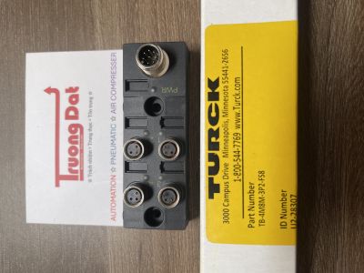 Passive ActuatorSensor Junction Box, 4 Ports TURCK TB-4M8M-3P2-FS8 (U2-28307)